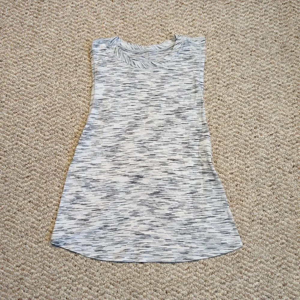 Lululemon Fast As Light Muscle Tank Womens Large Space Dye Active Workout Gym